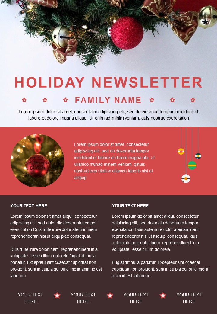 christmas newsletter ideas