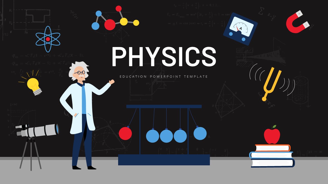 Free Physics PowerPoint Template and Google Slides