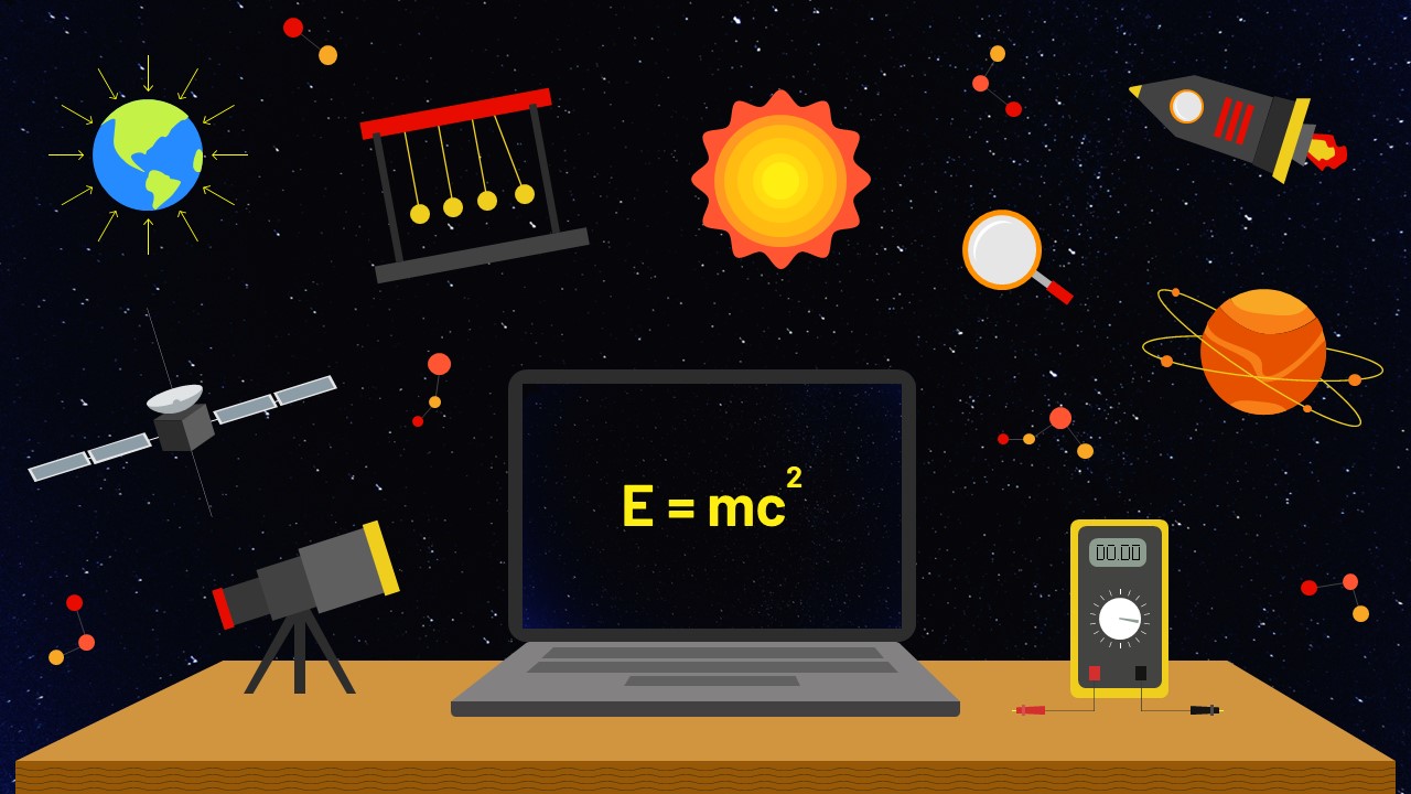 Free Physics Background for PowerPoint & Google Slides