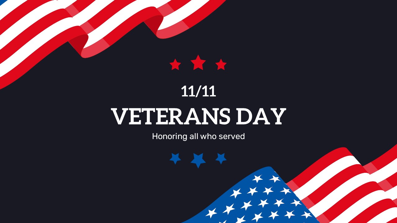 Free Veterans Day PowerPoint Template and Google Slides