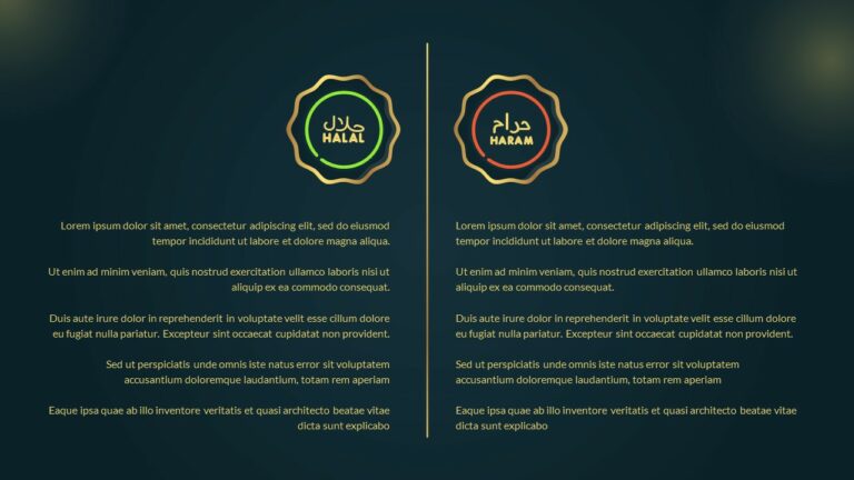 Free Islamic Theme Template Powerpoint Google Slides