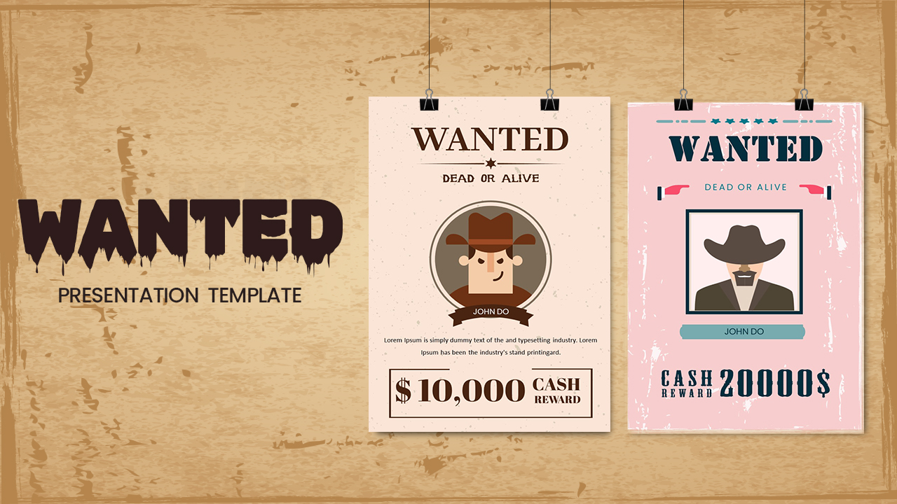 free wanted poster templates