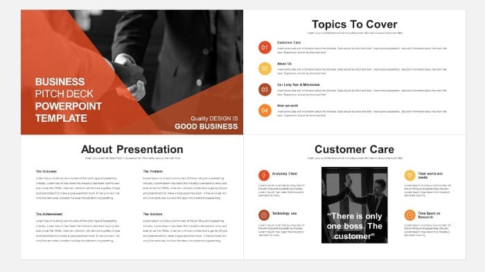 Business Pitch Deck PowerPoint Template