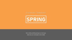 Spring Free PowerPoint Template