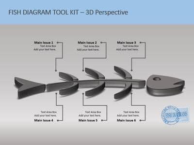 animated fishbone diagram PowerPoint template