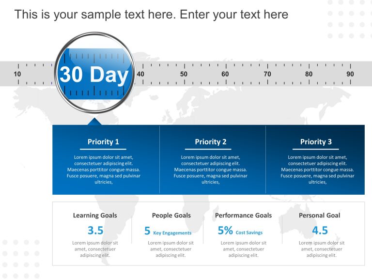 100 day plan template excel