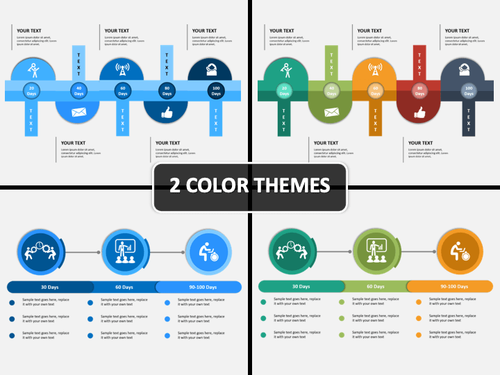 100 days plan presentation template