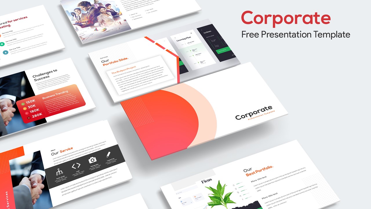 free corporate presentation template