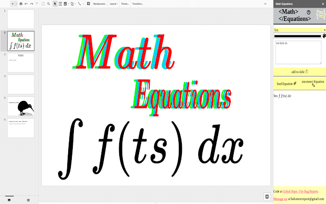 math equations Google add-ons