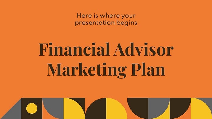 Plan de marketing de asesor financiero  