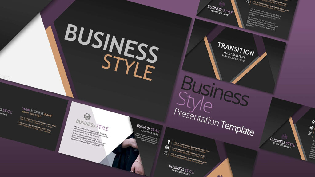 Business style brochure
