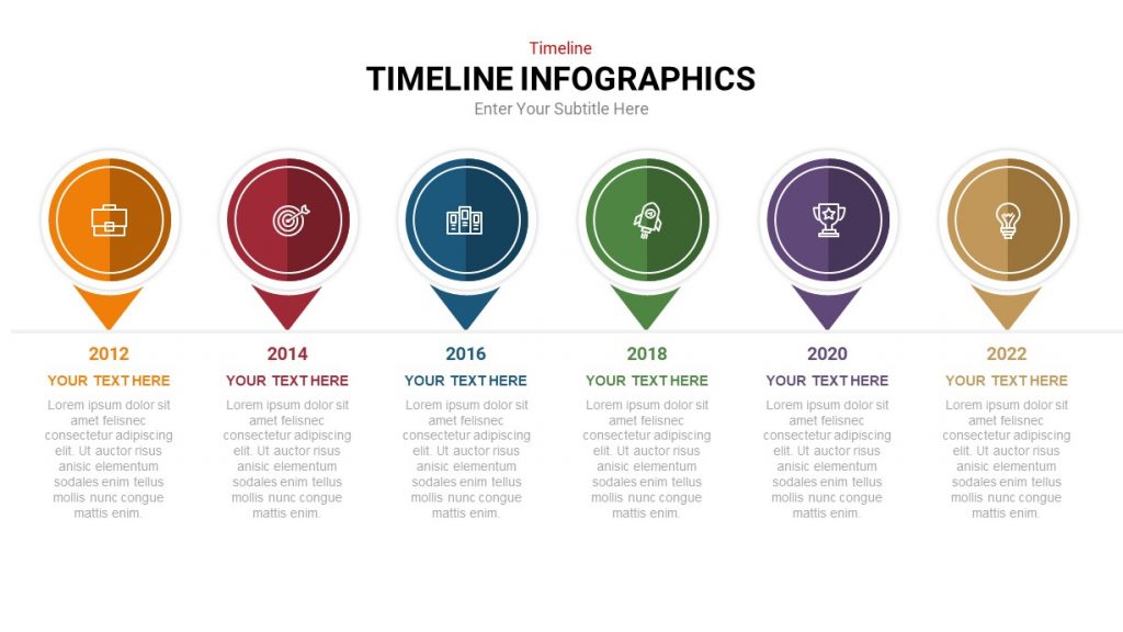 Google slides timeline infographic template
