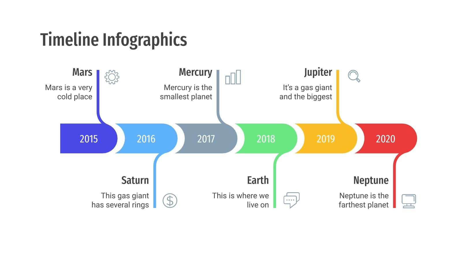 timeline infographic template