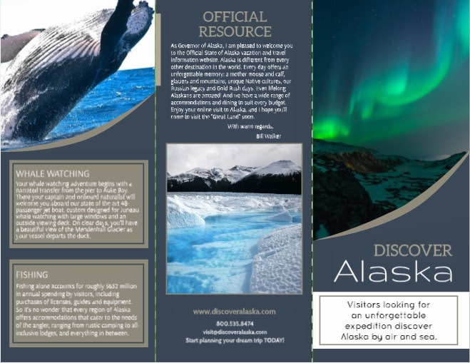 travel brochure template
