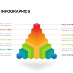 Plantilla gratuita de infografía de pirámide en 3D