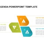 3 section free agenda PowerPoint templates