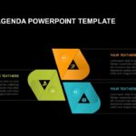 3 Section free dark PowerPoint templates