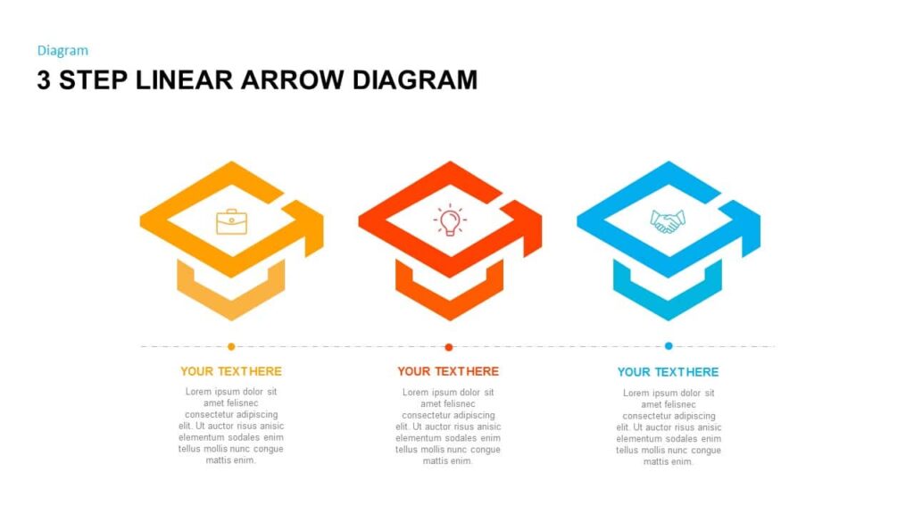 Free Arrow diagram PowerPoint templates and Google Slides