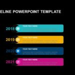 Free dark timeline PowerPoint templates