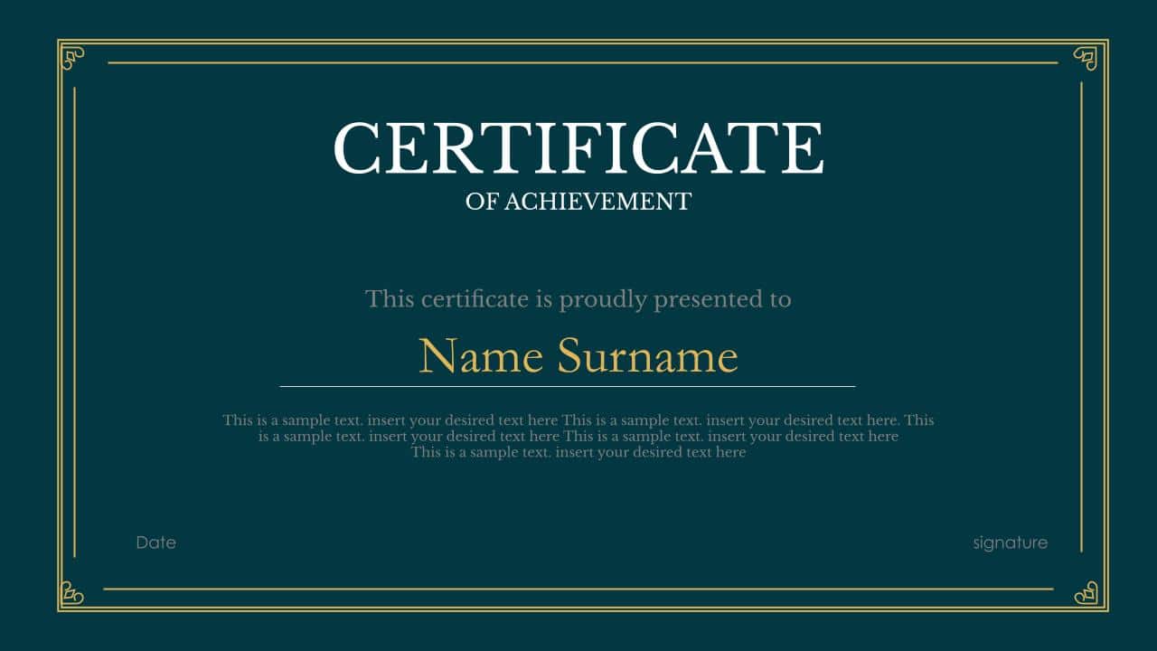 Free Google Slides Certificate Templates (Worth Checking Out) Throughout Fun Certificate Templates