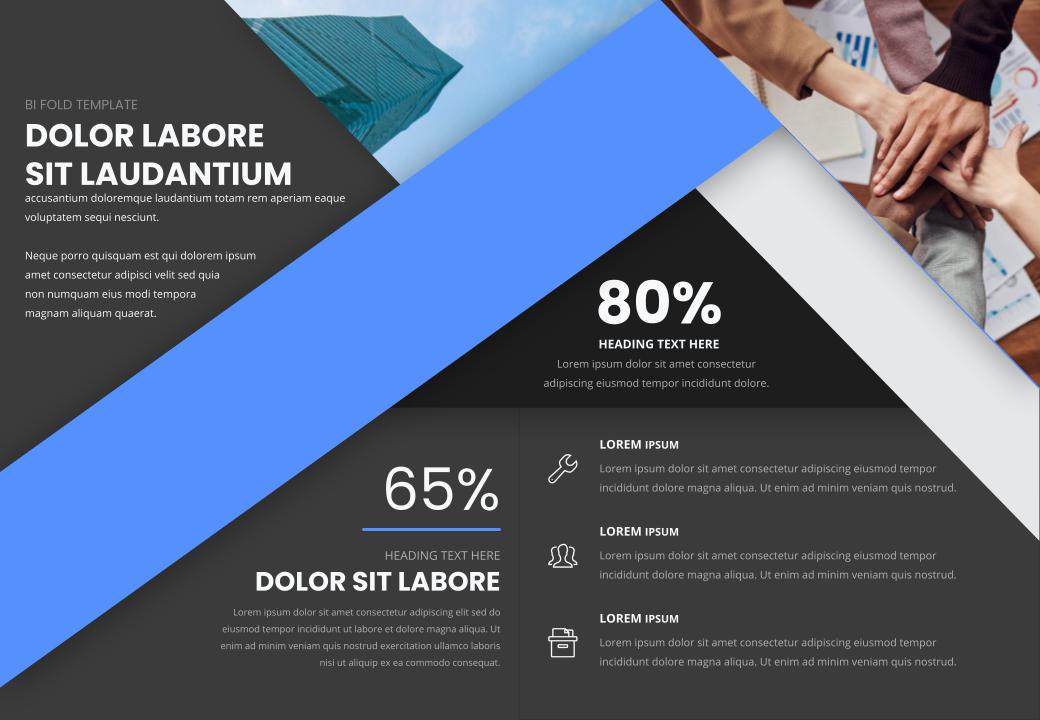 free bi-fold google slides brochure templates