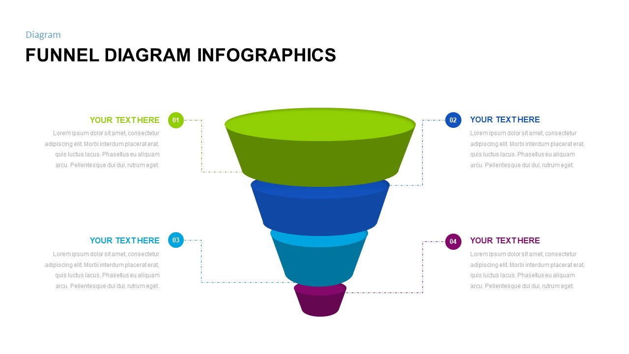 free creative funnel diagram Google slides template