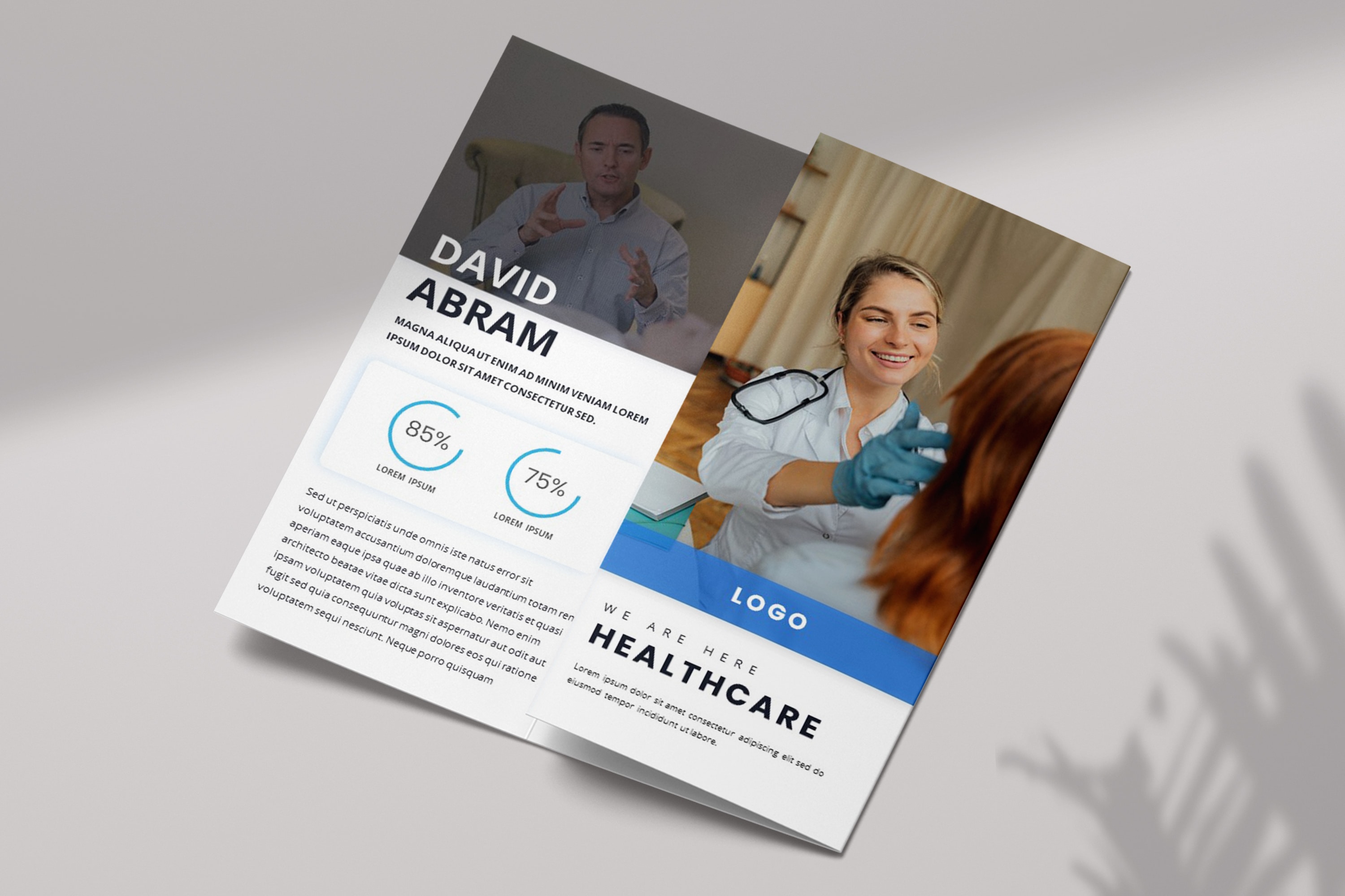 Free Health Brochure Templates Google Slides and PowerPoint For Science Brochure Template Google Docs