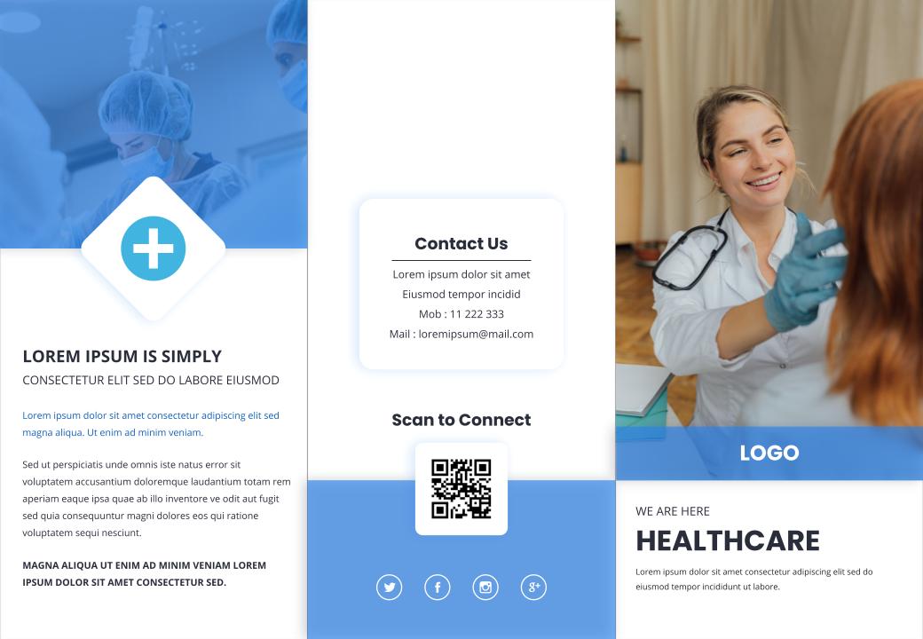 Free Health Brochure Google Slides