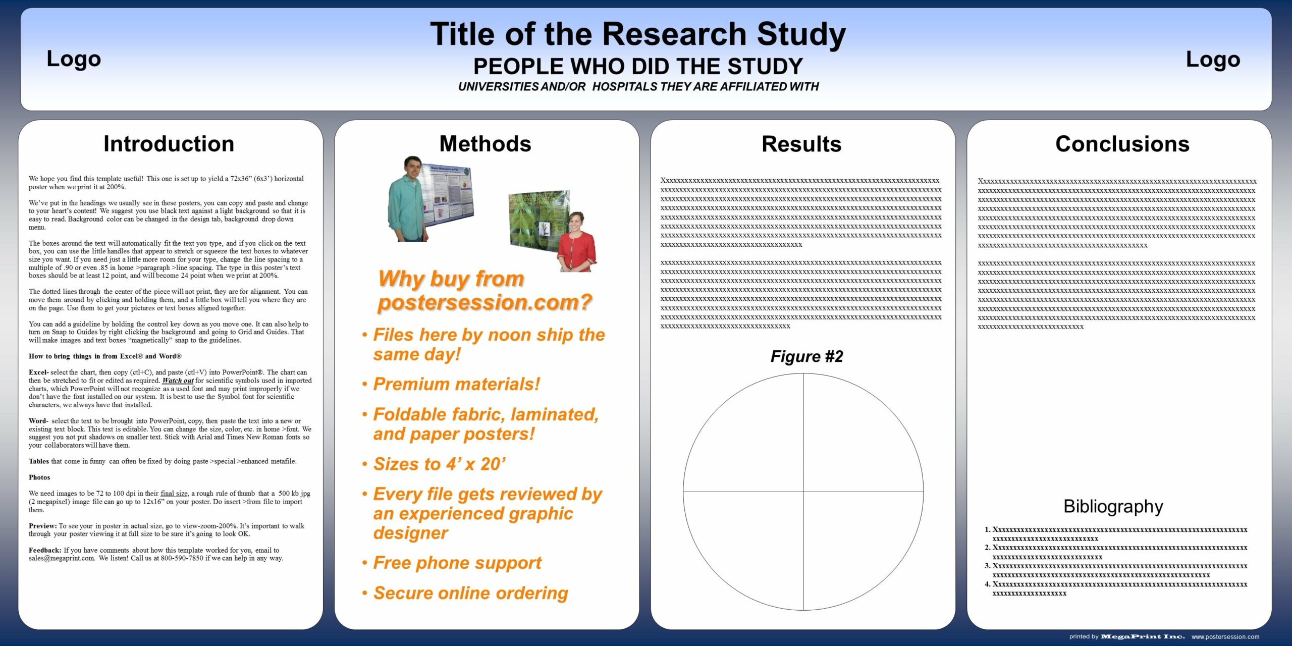 free scientific research poster PowerPoint templates