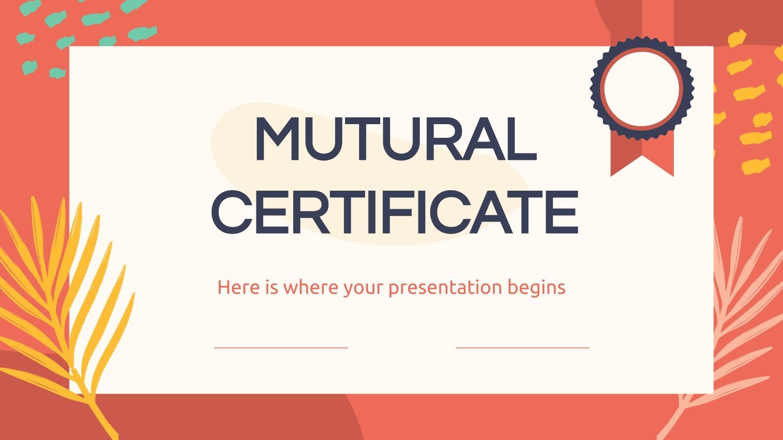 Plantilla de certificado gratuita para Google