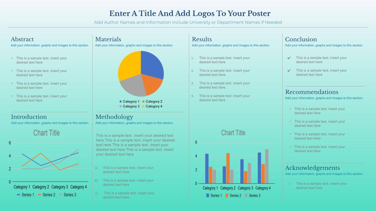 Free Research Poster Google Slides Templates
