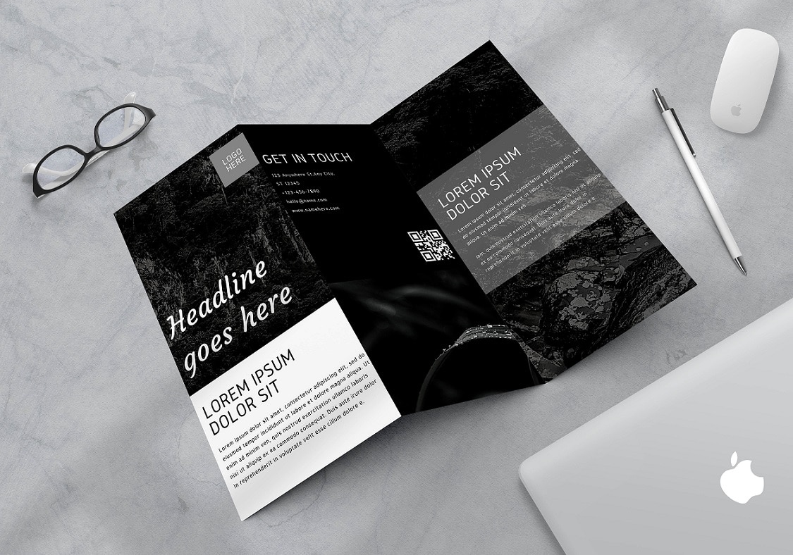 Free Business Model Canva Brochure