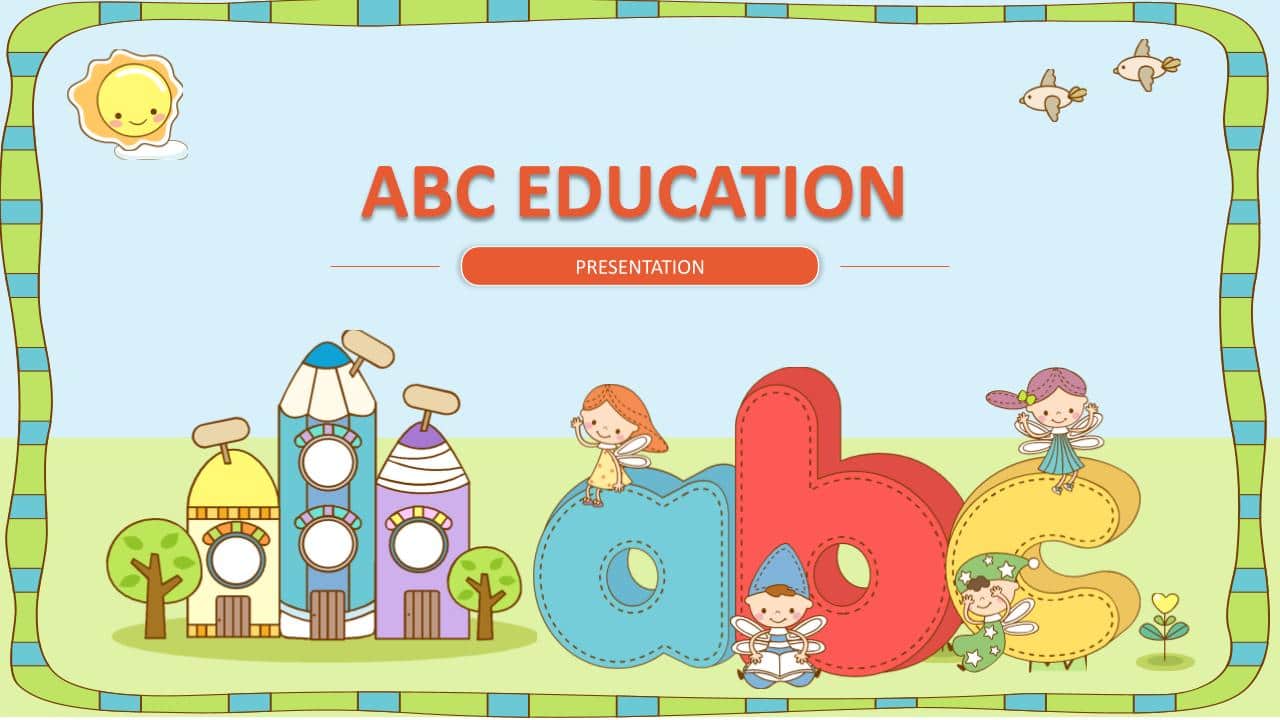 free google slides template education 