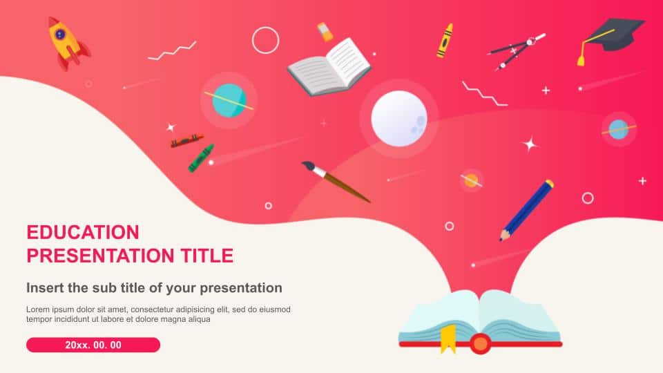 Plantilla educativa gratuita de temas de Google Slides