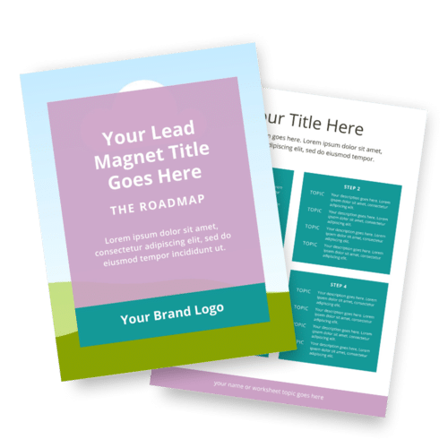 Plantillas gratuitas de lead magnet para Canva