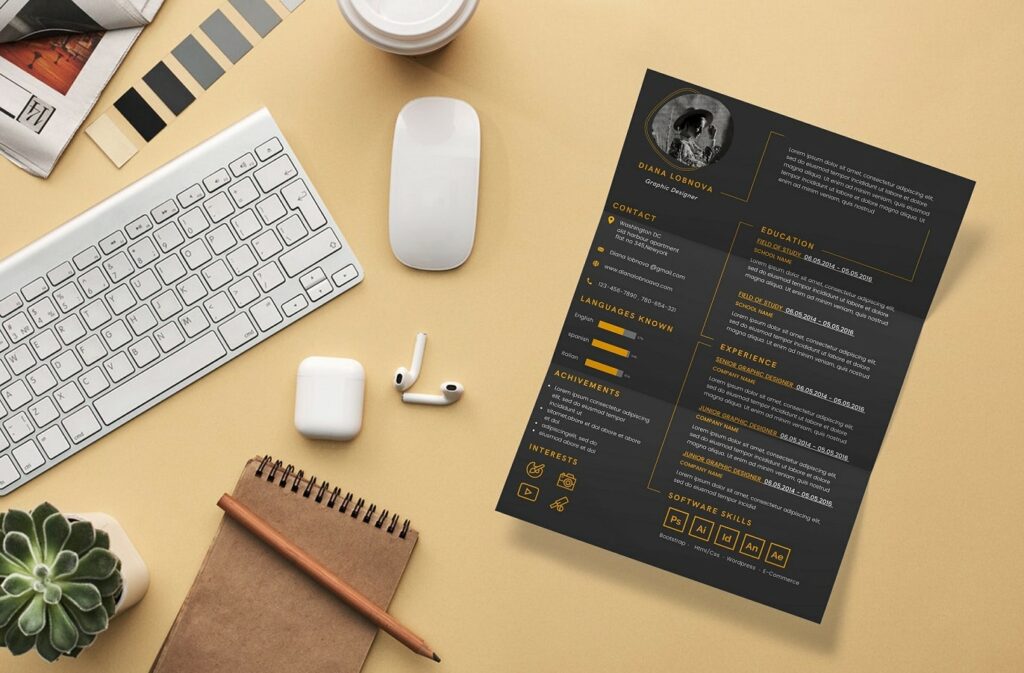 Free Corporate Resume Canva Templates | Slidechef