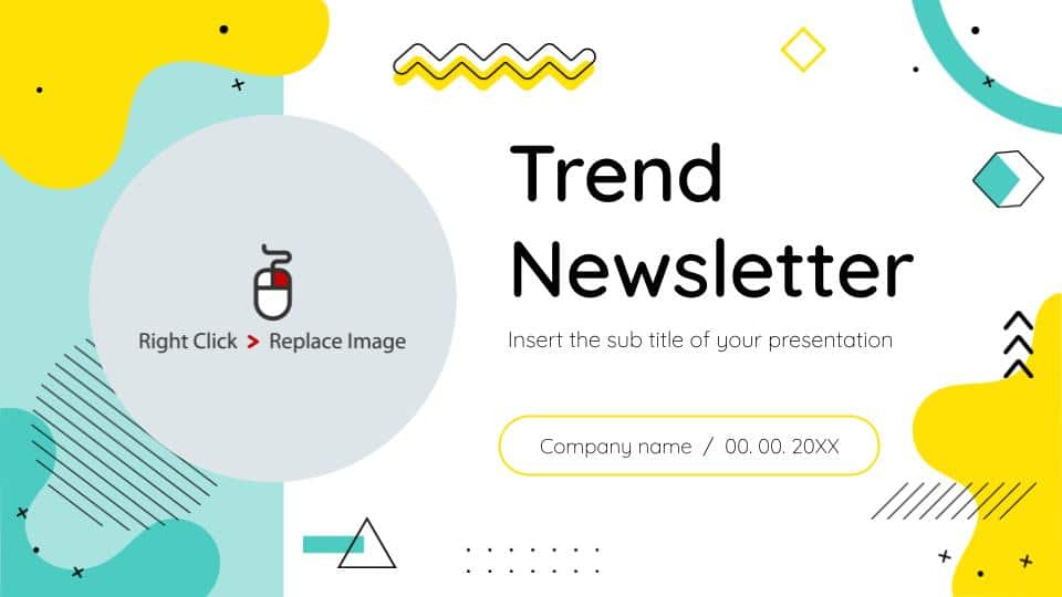 free google slides trend newsletter deck templates