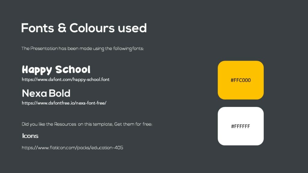 Free Animated Chalkboard Education Deck Google Slides Templates