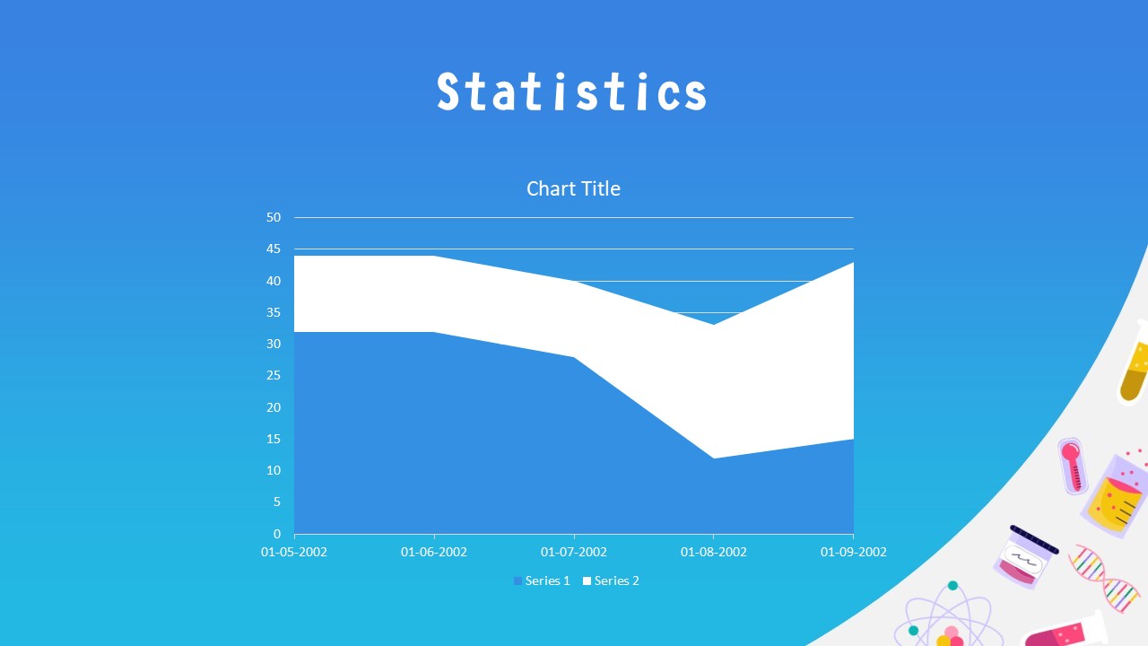 Free Animated Science Graph PowerPoint Template