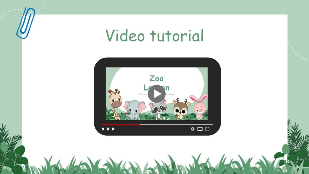 Free Animated Zoo Animal Google Slides Templates