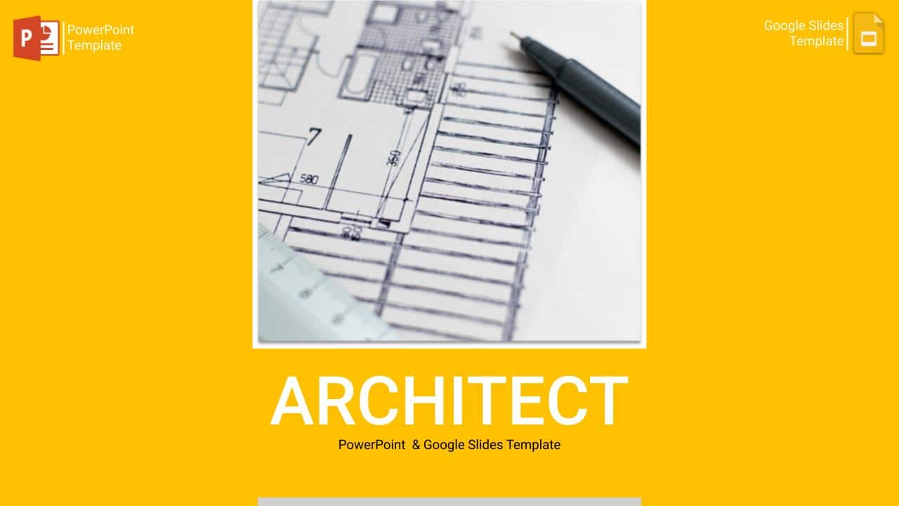 Free Creative Architect Google Slides PowerPoint Templates