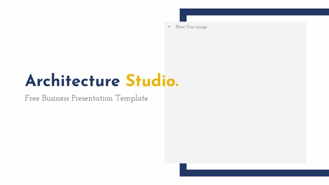 Plantillas gratuitas de presentación de Google Slides Architecture Studio