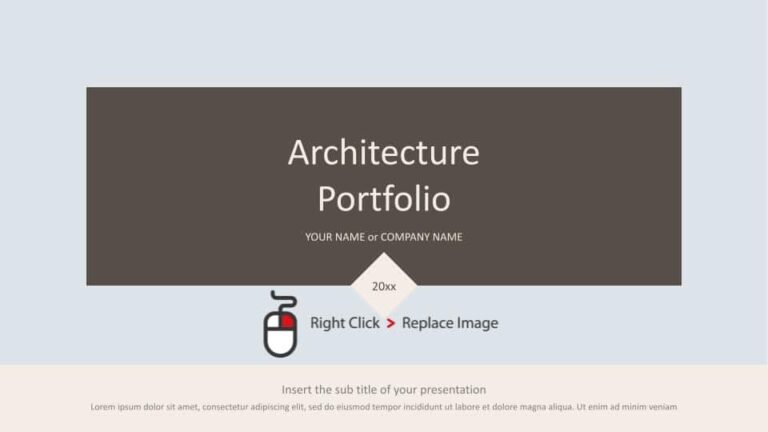 Free Google Slides Architecture Portfolio Templates To Download In 2022