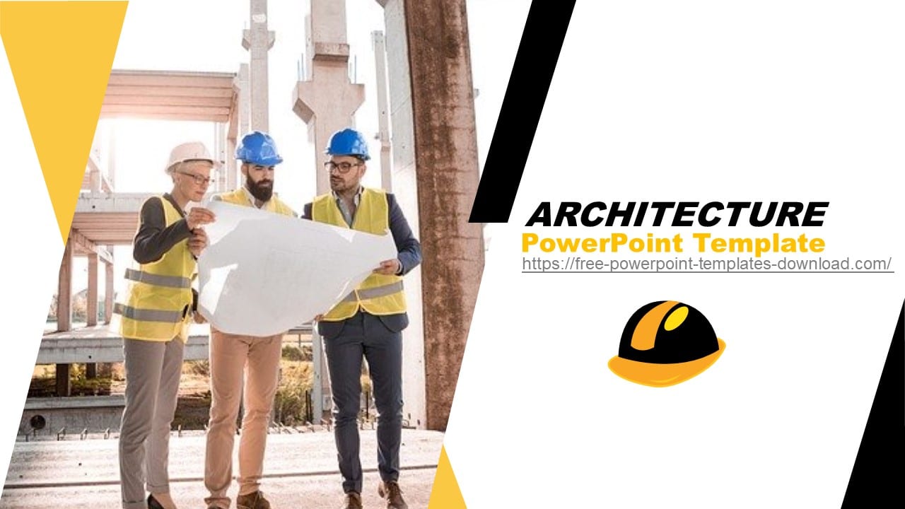 Plantillas gratuitas de PowerPoint - arquitectura moderna  