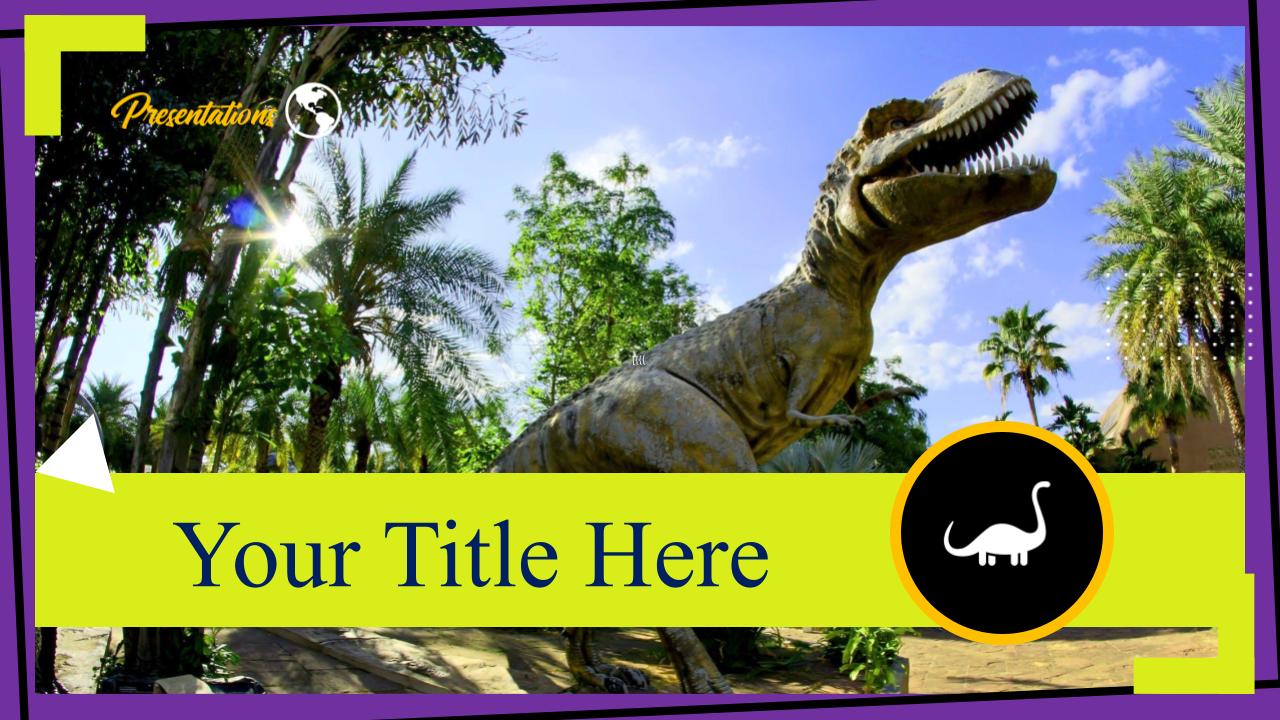 Dinosaur Aesthetic Google Slides Themes