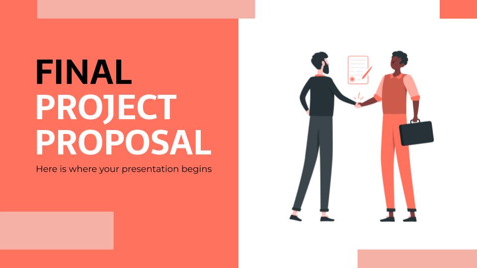 Plantilla animada gratuita de plan de proyecto de Google Slides