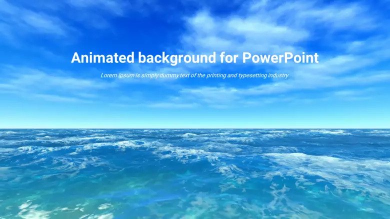 moving backgrounds for powerpoint presentations