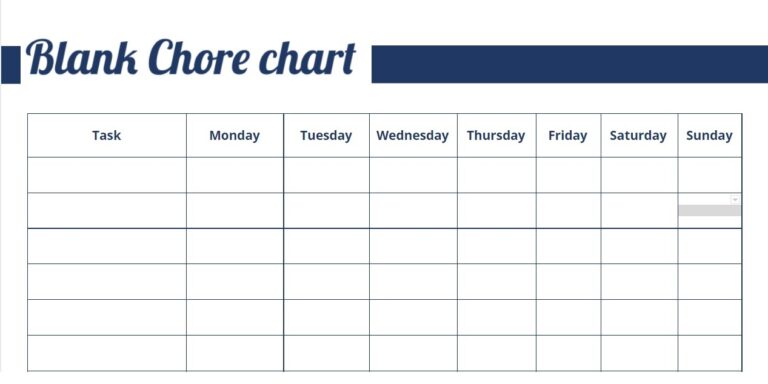 Free Google Slides Chore Chart Templates to Boost Productivity Free Google Slides Chore Chart Templates to Boost Productivity
