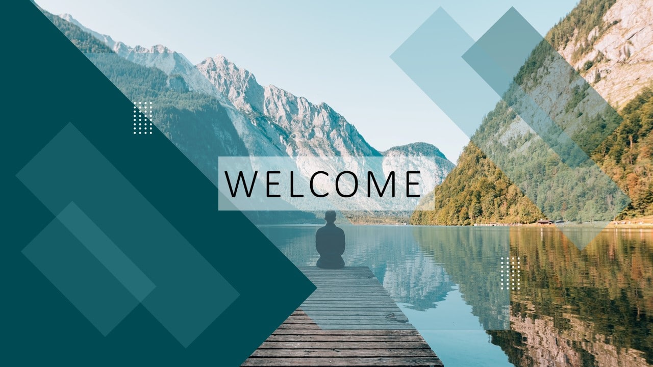 Free Google Welcome Slide and PowerPoint Template