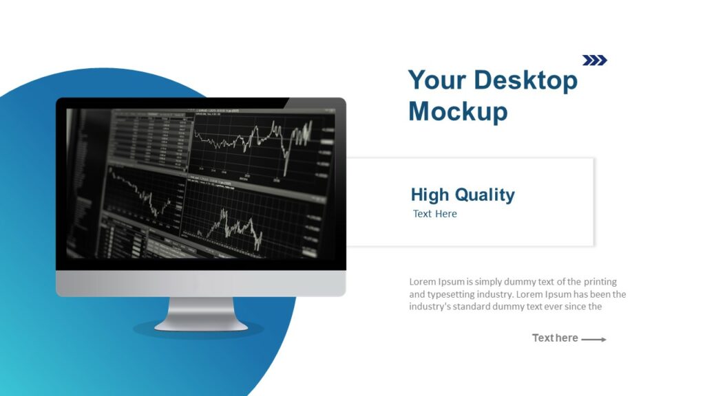 Free Minimal Desktop Mockup